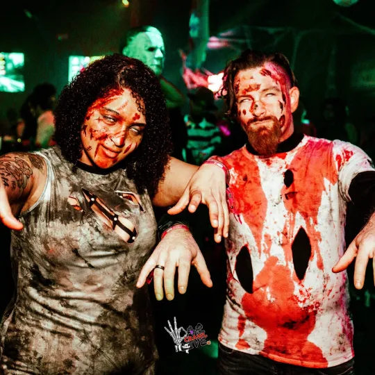 As music fills the air, so do zombies at the Halloween Bar Crawl
