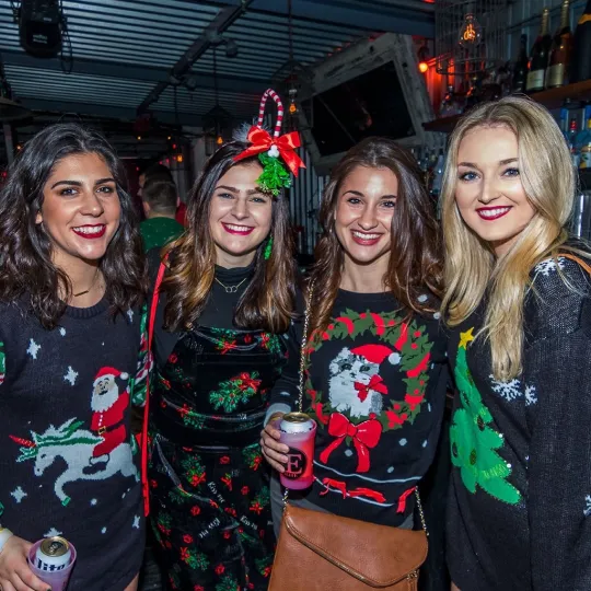 It’s beginning to look a lot like cocktails: ugly sweater bar crawl edition